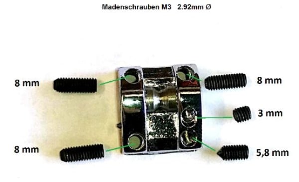 Sandberg Bridge Saddle SB-BRSA-NIH / Nickel