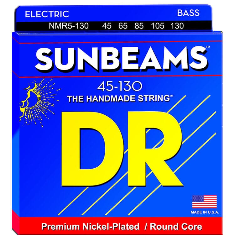 DR Strings Sunbeams long scale 5 string set 45-130