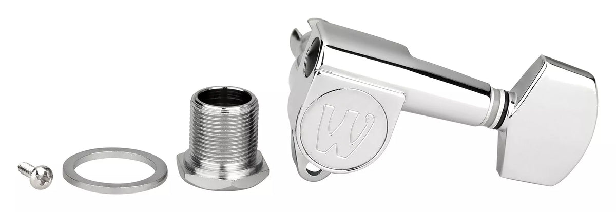 Warwick Bass Guitar Tuning Key - Chrome - Single Left Hand Side