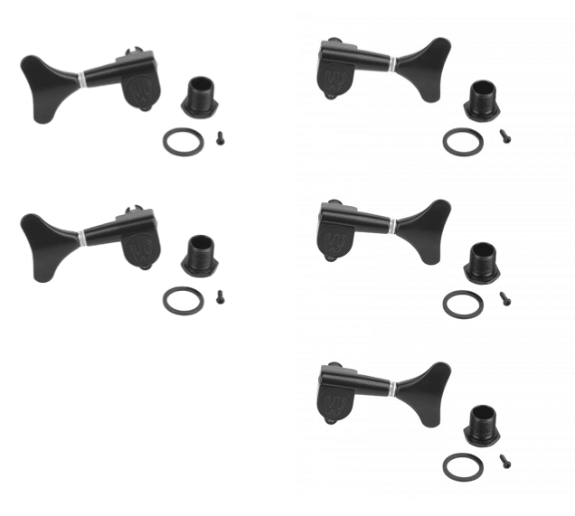 Warwick Bass Guitar Tuning Key - Black - Set of (5)