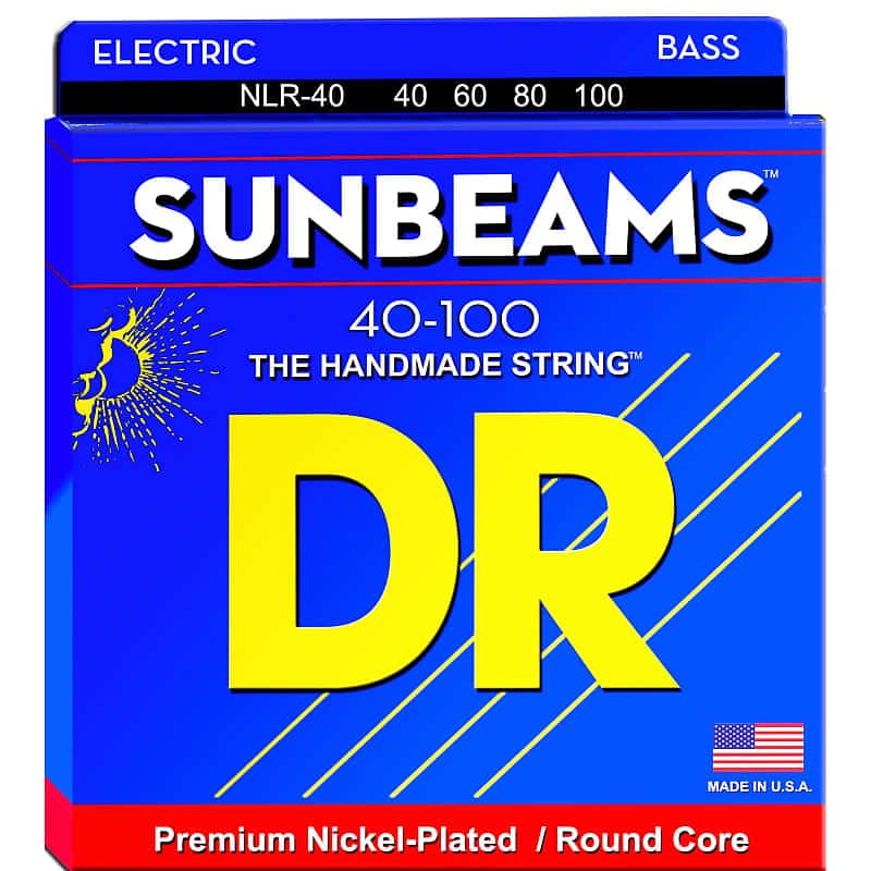 DR Strings Sunbeams long scale 4 string set 40-100