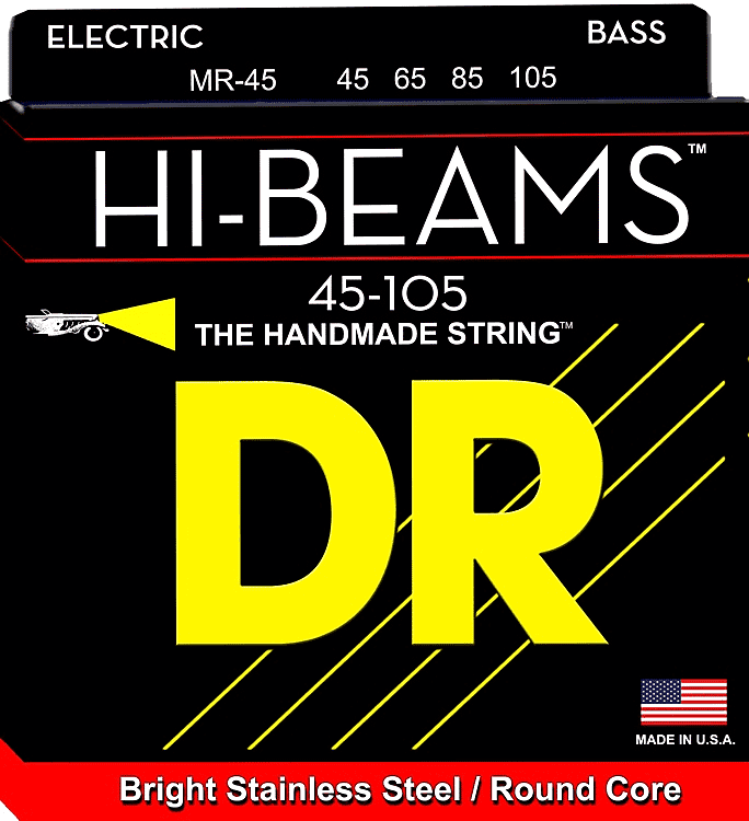 DR Strings Hi Beams long scale 45-105 set