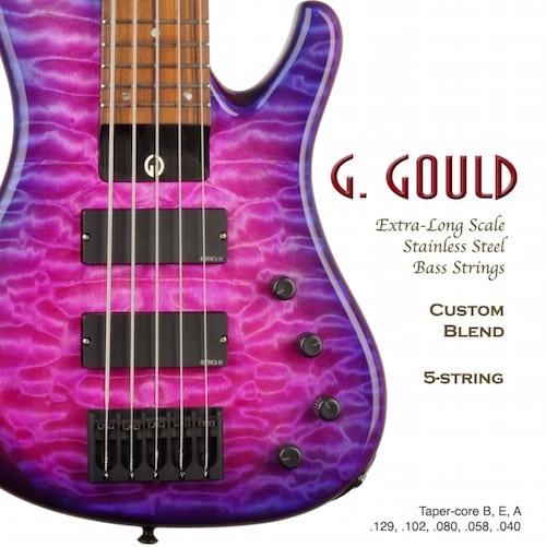 G. Gould Custom Gauge 5 String Bass Set Custom Formula