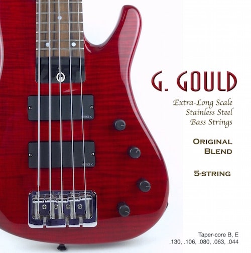 G. Gould Med Gauge 5 String Bass Set Original Formula
