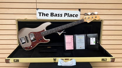 Fender Custom Shop 59 P Bass Special - New Old Stock - Shoreline Gold - 9.6 lbs - Serial # R148614