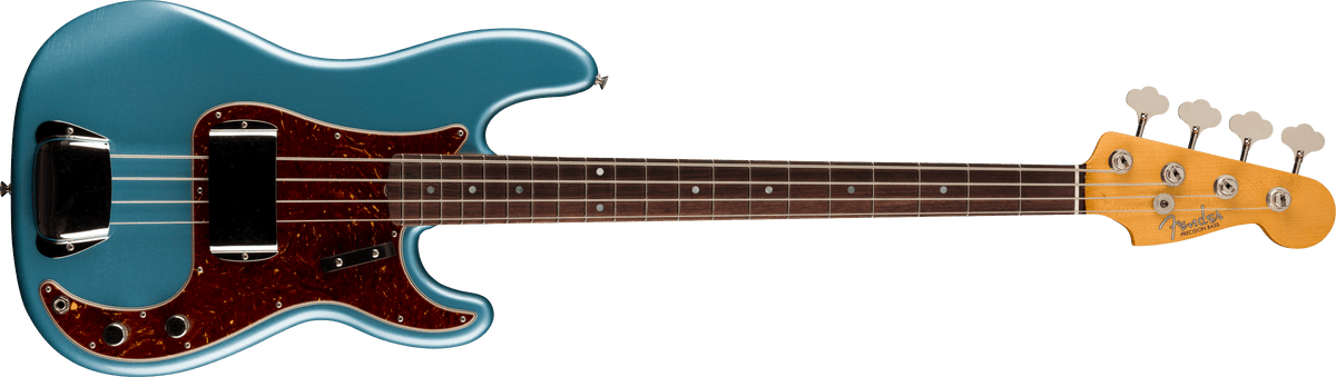 Fender Custom Shop 1965 Precision Bass® DLX Closet Classic, Blue Agave -   8.85 pounds - CZ591411