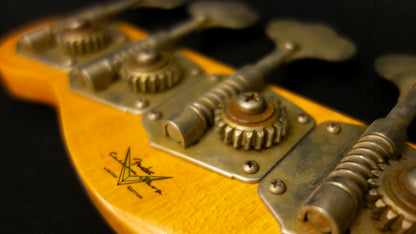 Fender Custom Shop LIMITED EDITION - 75TH ANNIVERSARY TELECASTER® BASS - NOS - Aged Crimson Red Transparent -  9.4 pounds - R150250