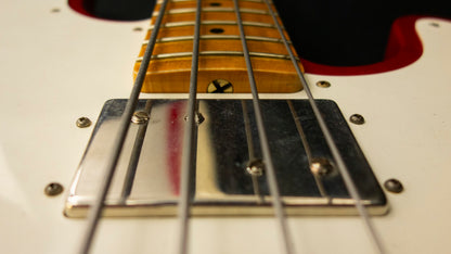 Fender Custom Shop LIMITED EDITION - 75TH ANNIVERSARY TELECASTER® BASS - NOS - Aged Crimson Red Transparent -  9.4 pounds - R150250