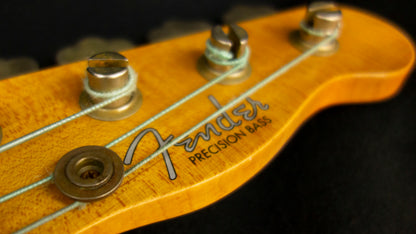 Fender Custom Shop LIMITED EDITION - 75TH ANNIVERSARY TELECASTER® BASS - NOS - Aged Crimson Red Transparent -  9.4 pounds - R150250