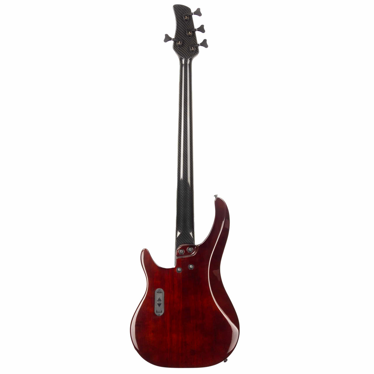 KLOS Apollo IV Custom Bass - Mahogany body / Figured Maple top - Black Transparent Finish - Carbon Fiber neck - 9.0 pounds