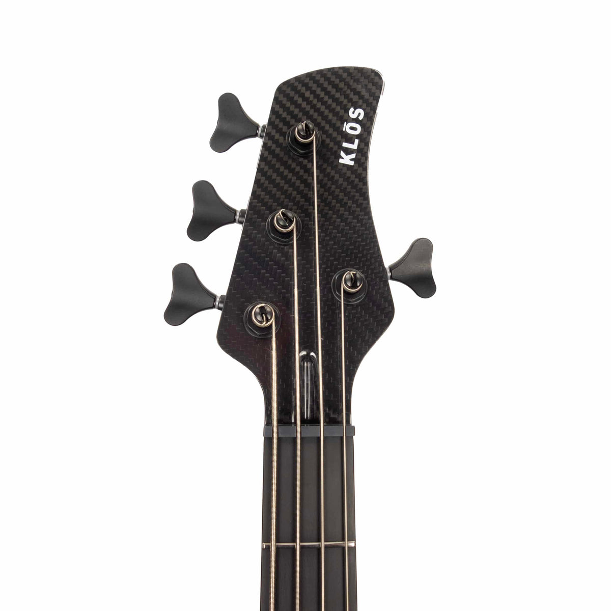 KLOS Apollo IV Custom Bass - Mahogany body / Figured Maple top - Black Transparent Finish - Carbon Fiber neck - 9.0 pounds