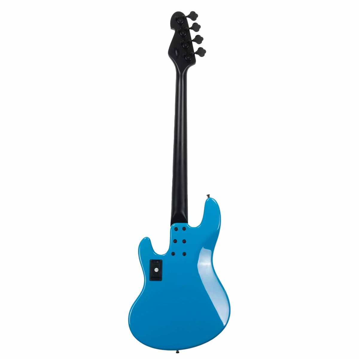 Sandberg California II / TM / Blacklabel PUs / 4-String 34" / Highgloss Marley Blue / Alder Body / Pau Ferro FB / Varied Dot Inlays / Black Head Stock / Black Hardware / Active 2-EQ / Split Switch / Black Pickguard - 8.4 pounds SN 50009