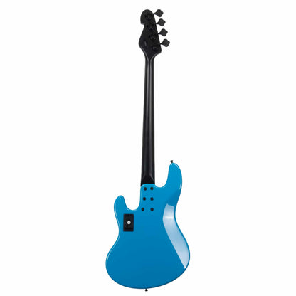 Sandberg California II / TM / Blacklabel PUs / 4-String 34" / Highgloss Marley Blue / Alder Body / Pau Ferro FB / Varied Dot Inlays / Black Head Stock / Black Hardware / Active 2-EQ / Split Switch / Black Pickguard - 8.4 pounds SN 50009