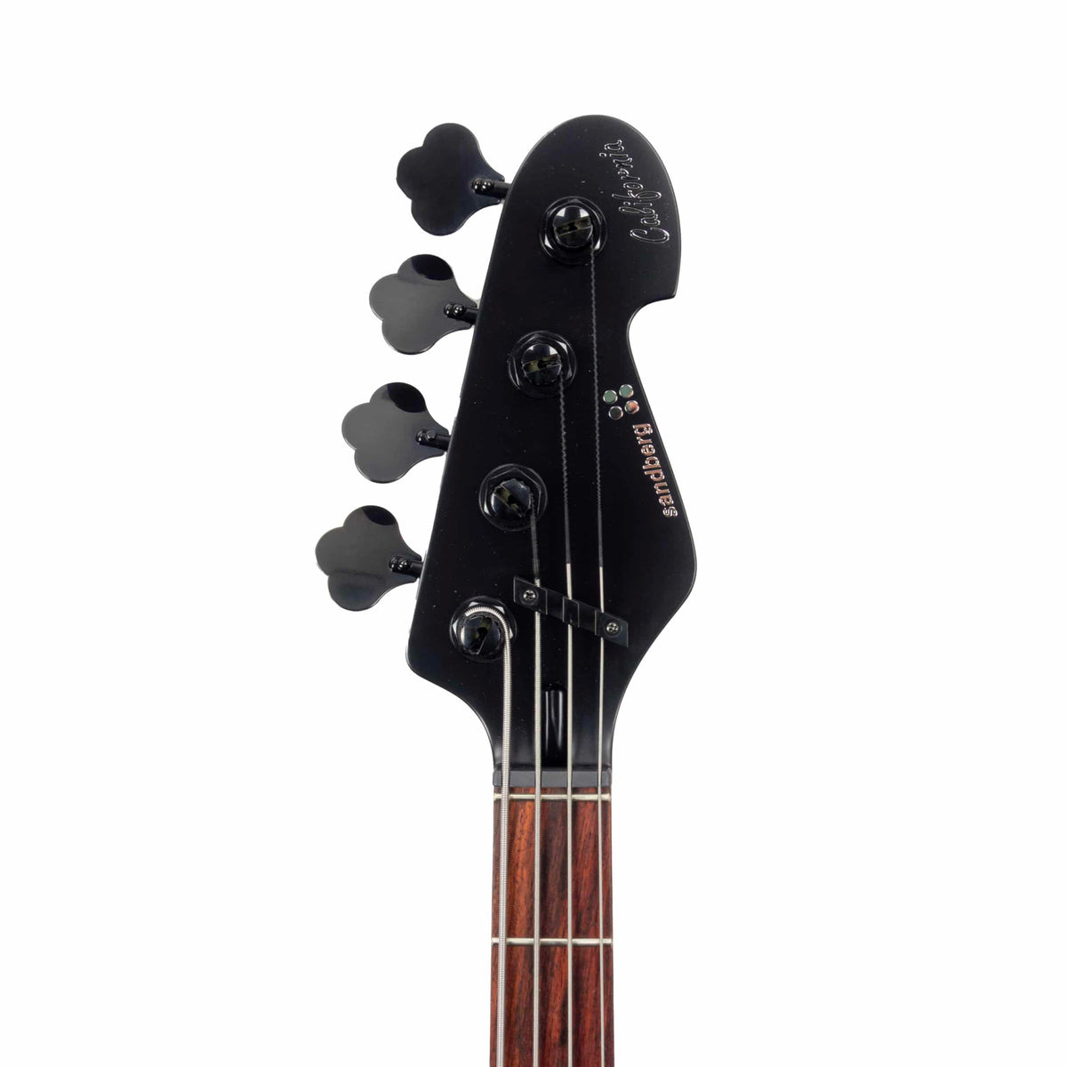 Sandberg California II / TM / Blacklabel PUs / 4-String 34" / Highgloss Marley Blue / Alder Body / Pau Ferro FB / Varied Dot Inlays / Black Head Stock / Black Hardware / Active 2-EQ / Split Switch / Black Pickguard - 8.4 pounds SN 50009