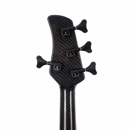 KLOS Apollo IV Custom Bass - Mahogany body / Gold Finish - Carbon Fiber neck -  NEW! 3 band EMG EQ & Pick up system - 8.1 pounds
