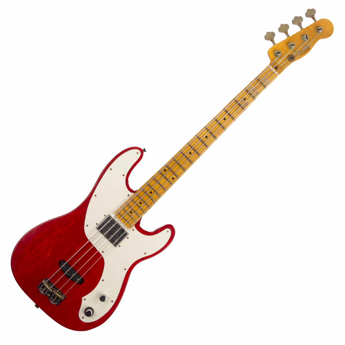 Fender Custom Shop LIMITED EDITION - 75TH ANNIVERSARY TELECASTER® BASS - NOS - Aged Crimson Red Transparent -  9.4 pounds - R150250