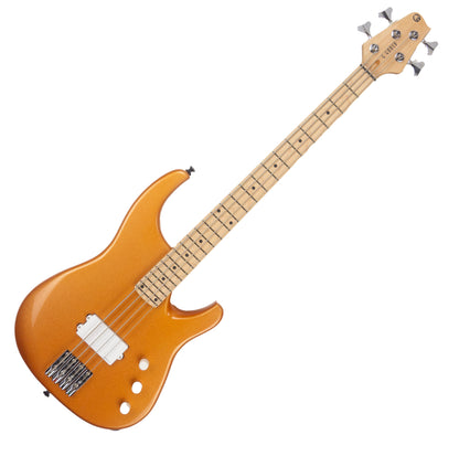 G.Gould GG4-SSB-MM - 30.5" short scale - Orange Metallic finish - Graphite-wood composite neck design -