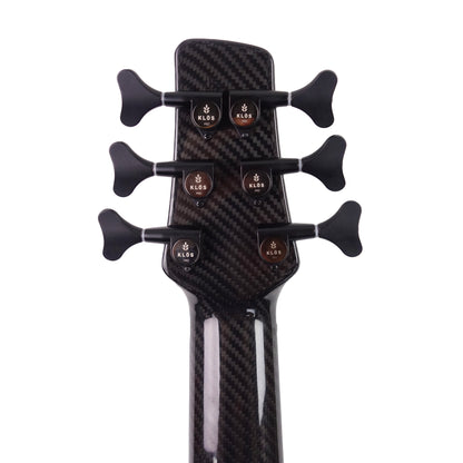 Klos Apollo Custom VI 6-string bass- flamed maple top - Sandstorm finish - EMG system option - 7.8 pounds