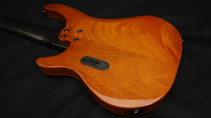 Klos Apollo Custom VI 6-string bass- flamed maple top - Sandstorm finish - EMG system option - 7.8 pounds
