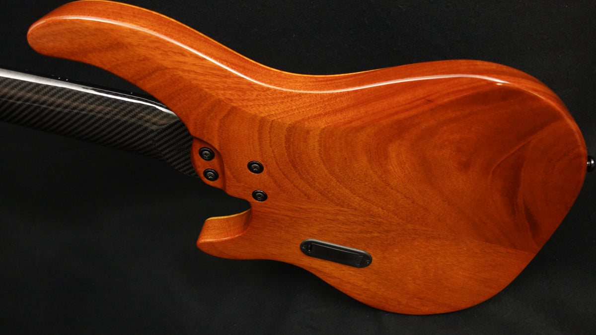 Klos Apollo Custom VI 6-string bass- flamed maple top - Sandstorm finish - EMG system option - 7.8 pounds