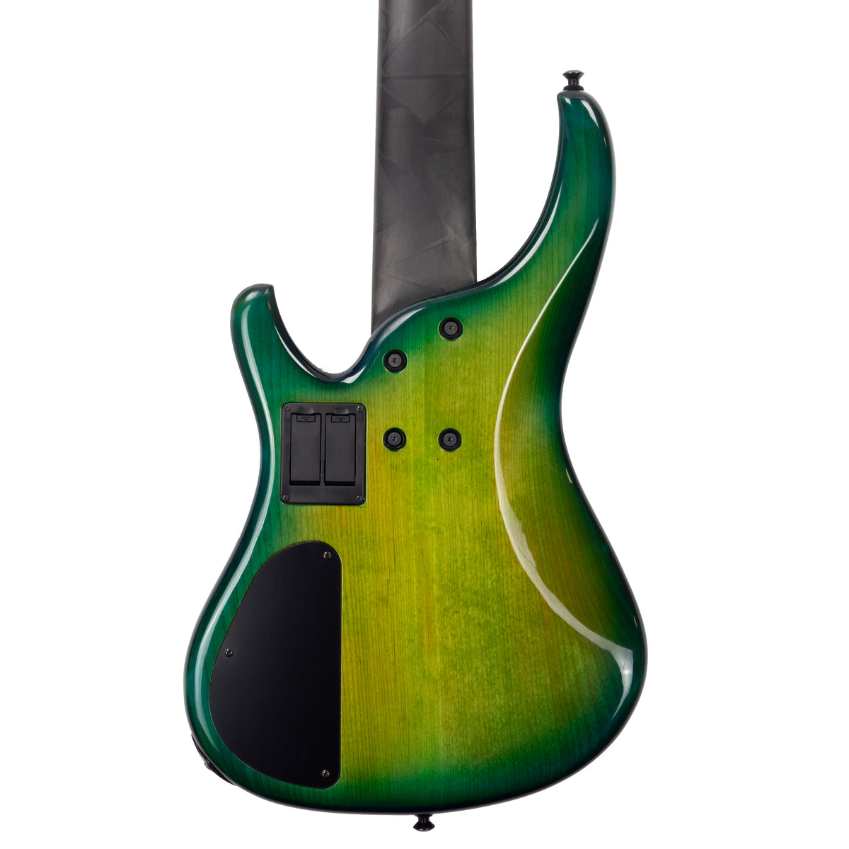 G.Gould E3 Studio 5 string bass - Premium Figured Maple top - Gorgeous Blue-Green burst finish - Graphite Composite Neck - New 3 pick-up w/ emg mixer - 9.35 pounds - #1548