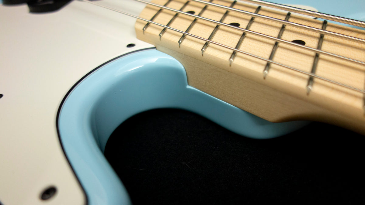 Dingwall Canadian made Super P - P and J style pickups - Sonic Blue finish - 8.1 pounds - SN 8124