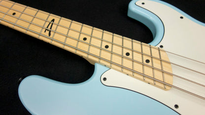Dingwall Canadian made Super P - P and J style pickups - Sonic Blue finish - 8.1 pounds - SN 8124