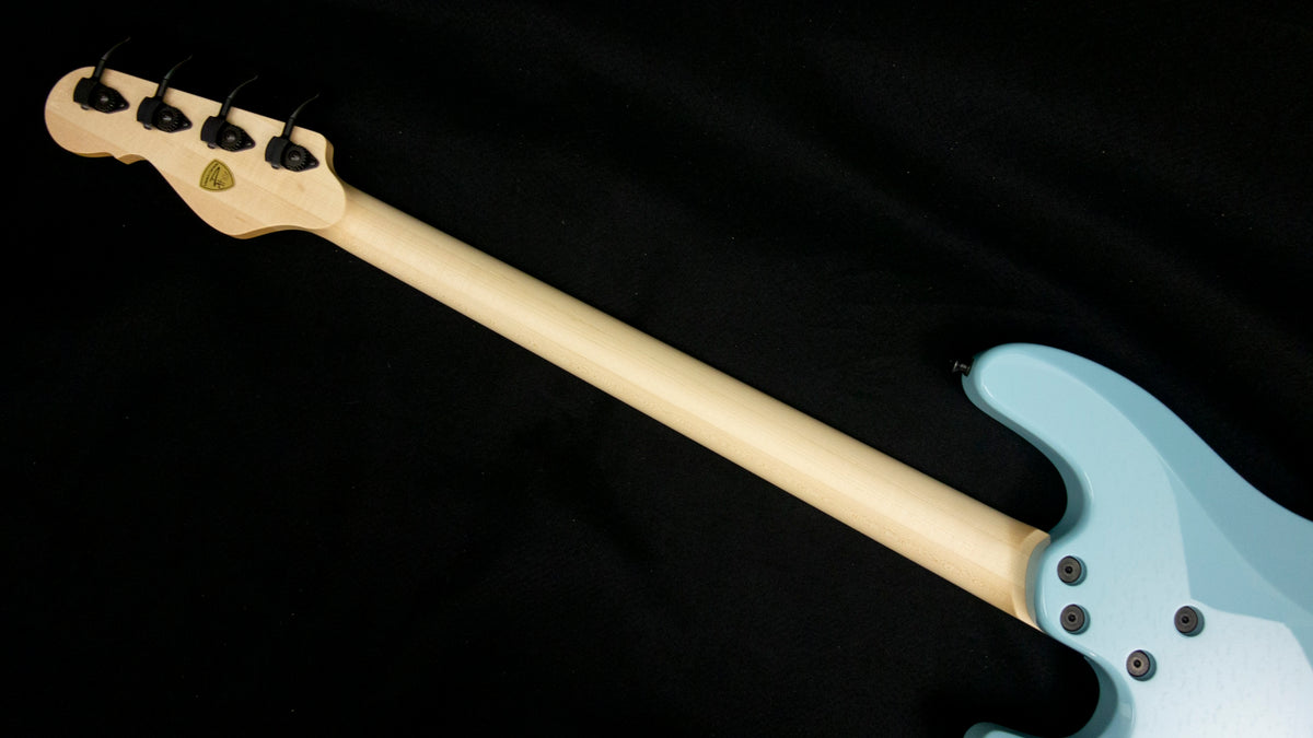 Dingwall Canadian made Super P - P and J style pickups - Sonic Blue finish - 8.1 pounds - SN 8124
