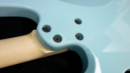 Dingwall Canadian made Super P - P and J style pickups - Sonic Blue finish - 8.1 pounds - SN 8124