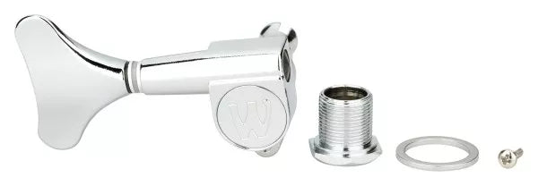 Warwick Bass Guitar Tuning Key - Chrome - Single Right Hand Side