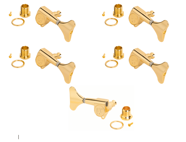 Warwick Gold Tuning Keys - Set of (5)