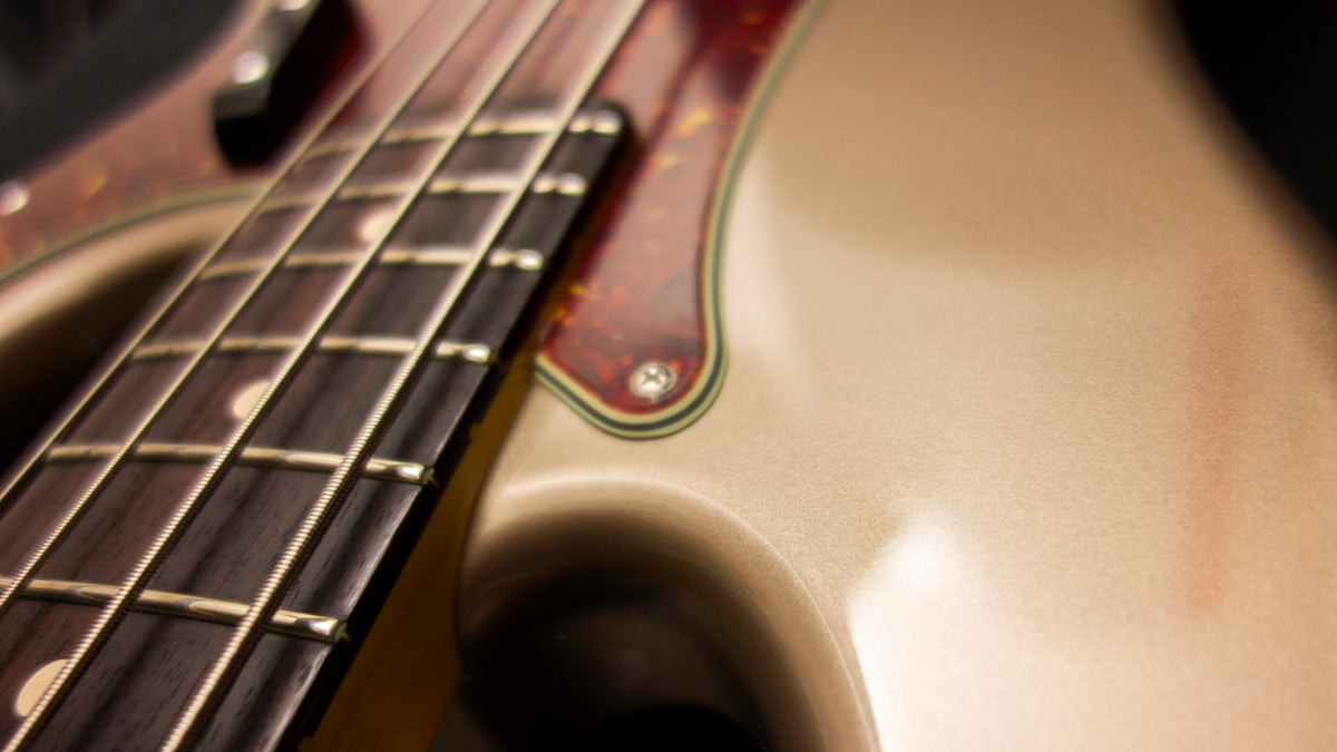 Fender Custom Shop 59 P Bass Special - New Old Stock - Shoreline Gold - 9.6 lbs - Serial # R148614