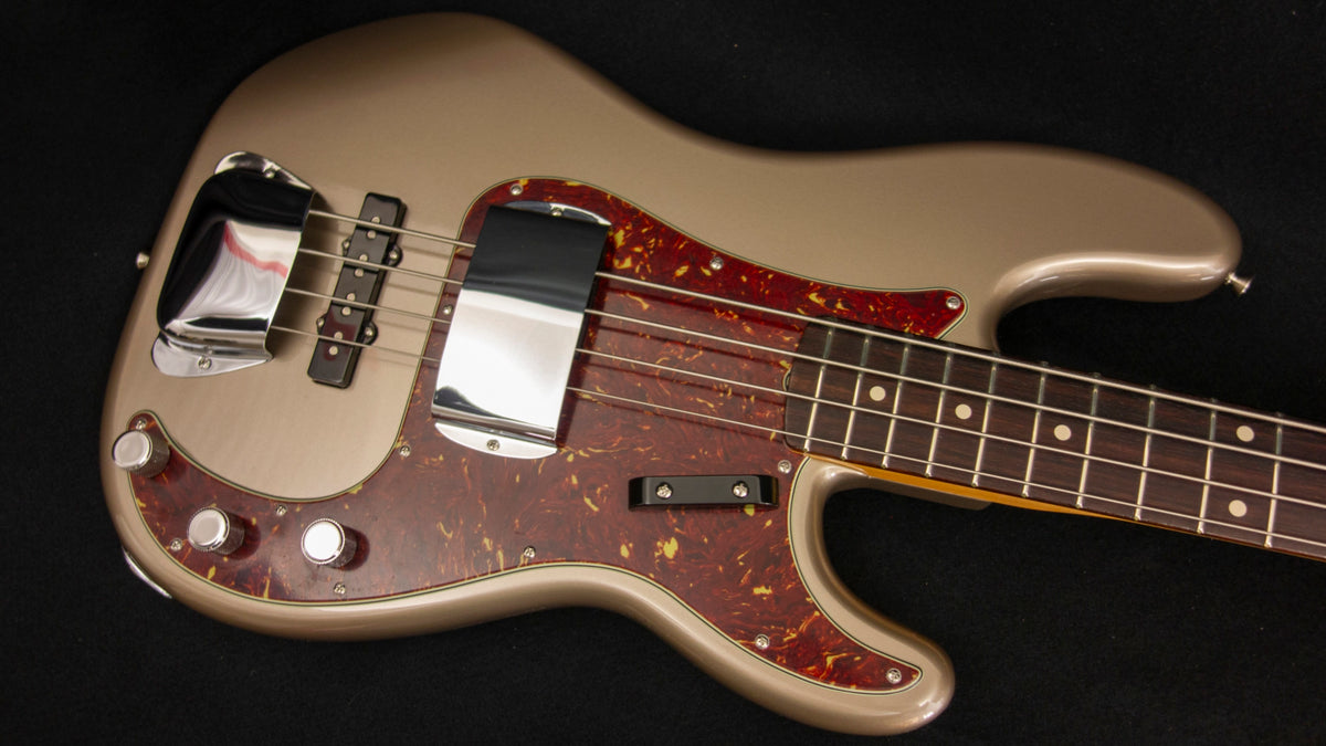 Fender Custom Shop 59 P Bass Special - New Old Stock - Shoreline Gold - 9.6 lbs - Serial # R148614