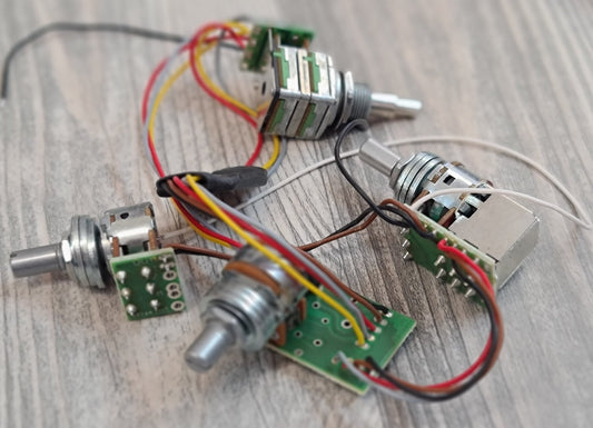 Sandberg 3-Band EQ Preamp EL00033 Tandem Dual Potentiometer, Latest Version. 4-Pots
